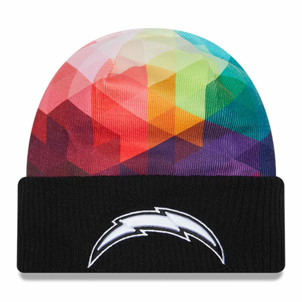 Los Angeles Chargers New Era 2023 NFL Crucial Catch Cuffed Knit Hat
