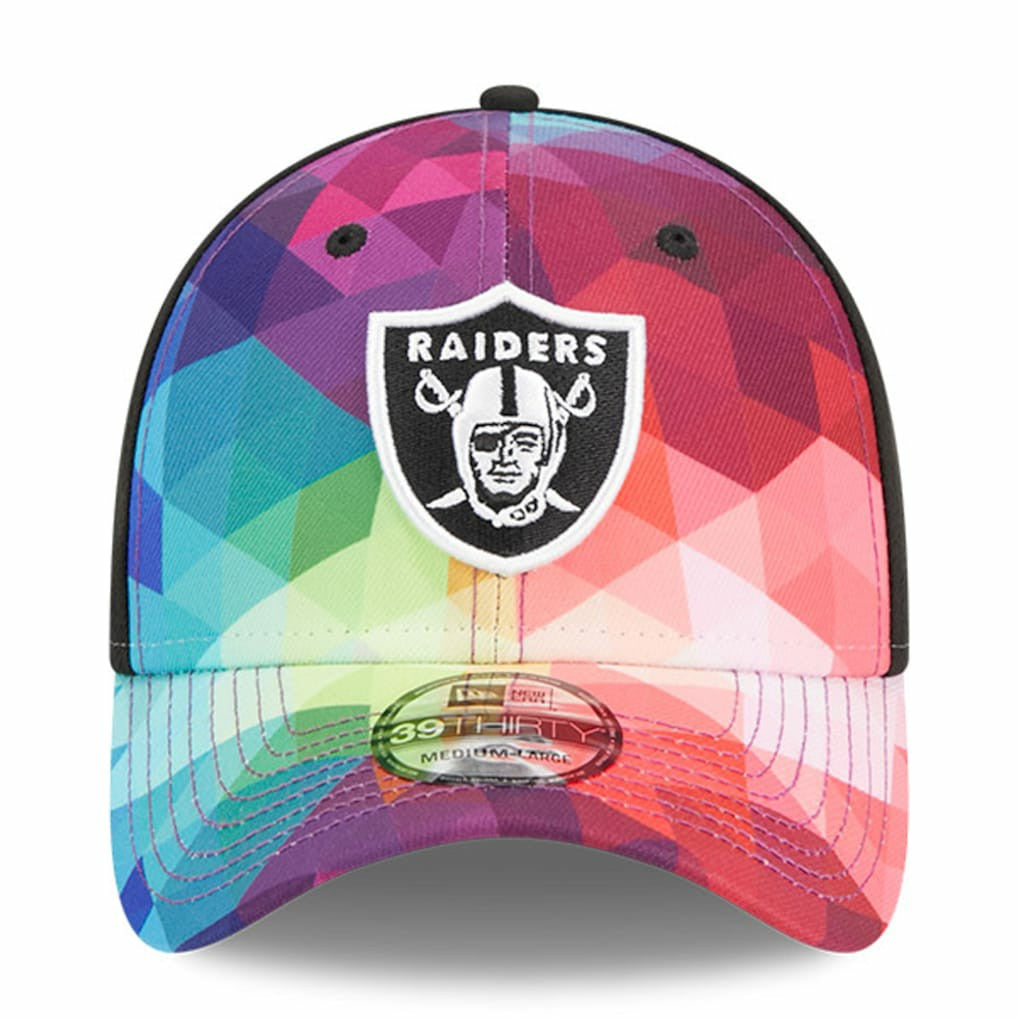 Las Vegas Raiders New Era 2023 NFL Crucial Catch 39THIRTY Flex Hat