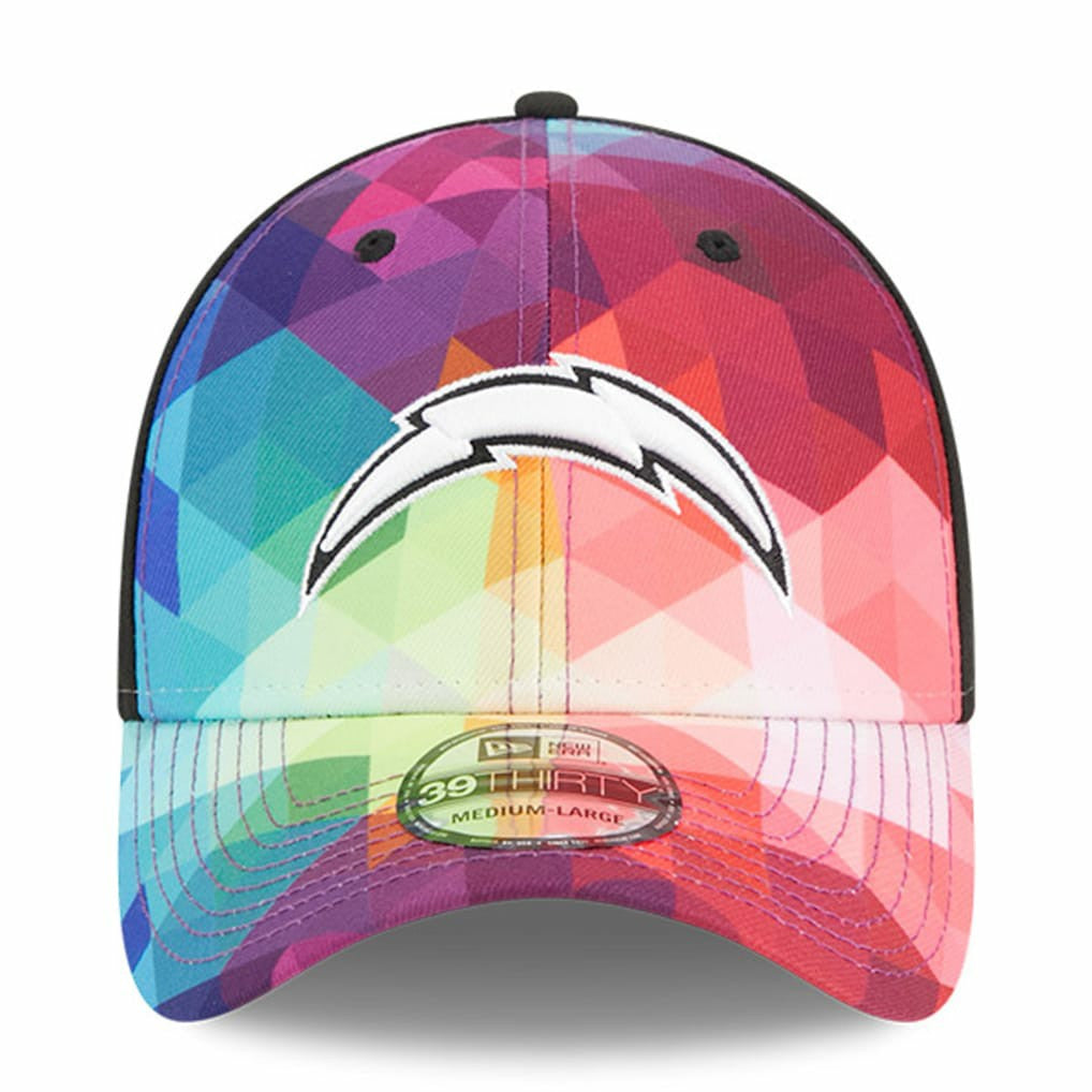 Los Angeles Chargers New Era 2023 NFL Crucial Catch 39THIRTY Flex Hat