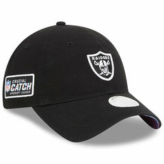 Las Vegas Raiders New Era Women's 2023 NFL Crucial Catch 9TWENTY Adjustable Hat