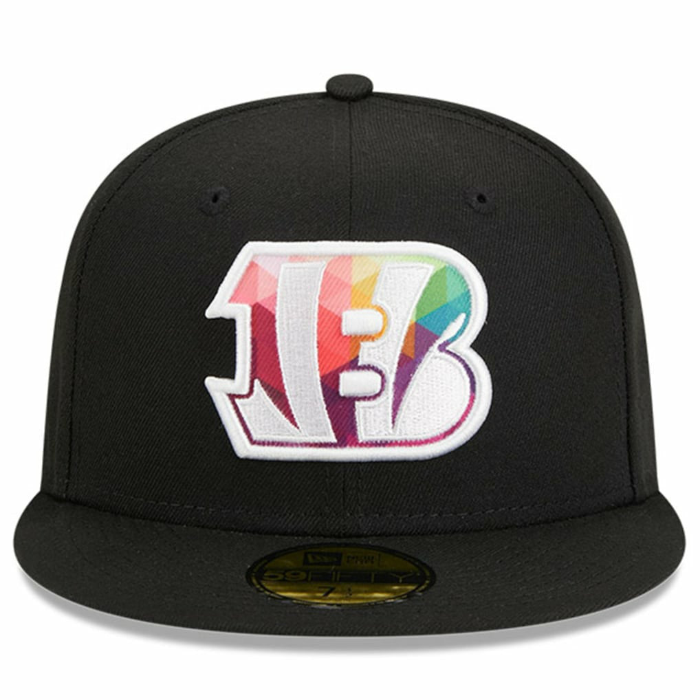 Cincinnati Bengals New Era 2023 NFL Crucial Catch 59FIFTY Fitted Hat