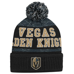 Vegas Golden Knights Youth Puck Cuffed Knit Hat with Pom Sale
