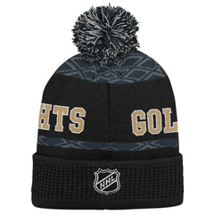 Vegas Golden Knights Youth Puck Cuffed Knit Hat with Pom Sale