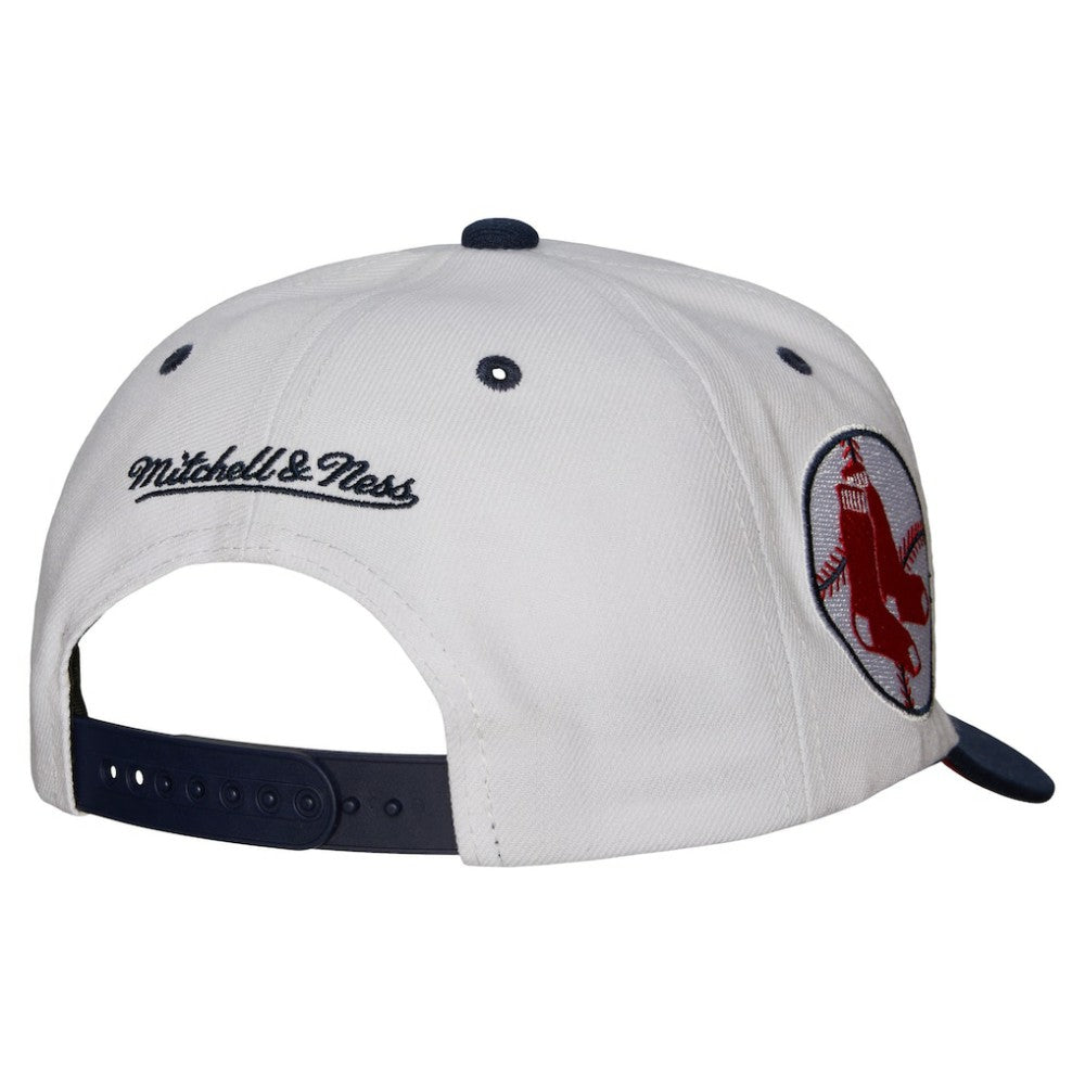 Boston Red Sox Mitchell & Ness Cooperstown Collection Pro Crown Snapback Hat | MLB Discount