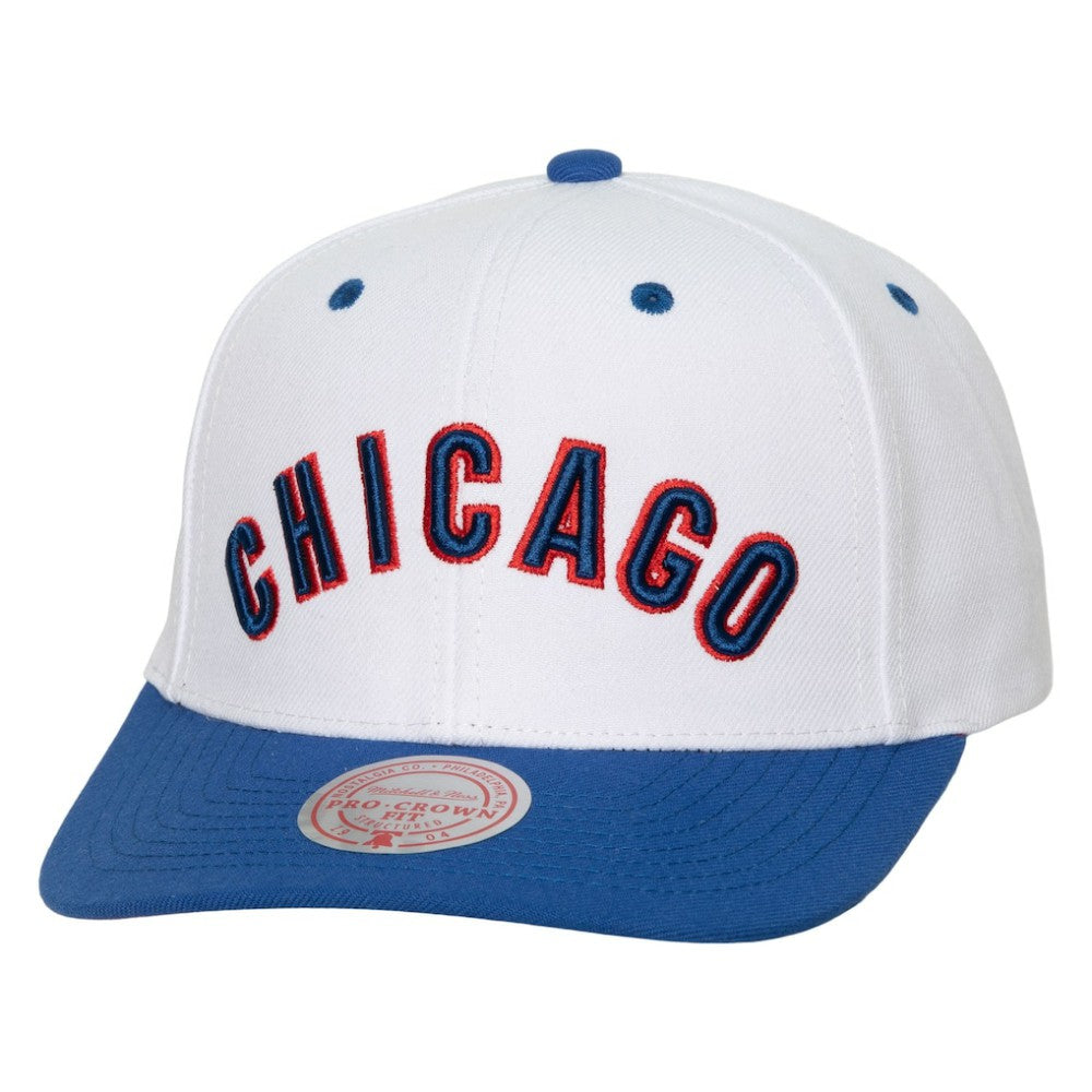 Chicago Cubs Mitchell & Ness Cooperstown Collection Pro Crown Snapback Hat | MLB Sale