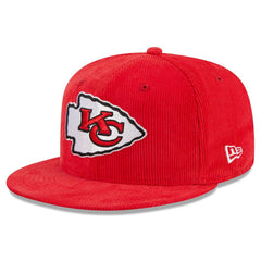 Kansas City Chiefs New Era Throwback Cord 59FIFTY Fitted Hat