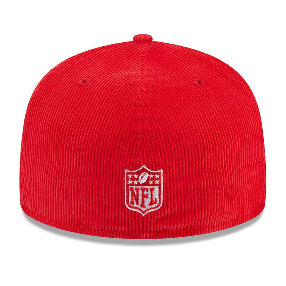 Kansas City Chiefs New Era Throwback Cord 59FIFTY Fitted Hat