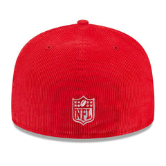 Kansas City Chiefs New Era Throwback Cord 59FIFTY Fitted Hat