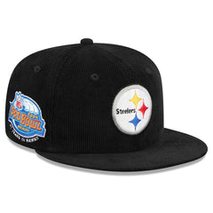 Pittsburgh Steelers New Era Throwback Cord 59FIFTY Fitted Hat