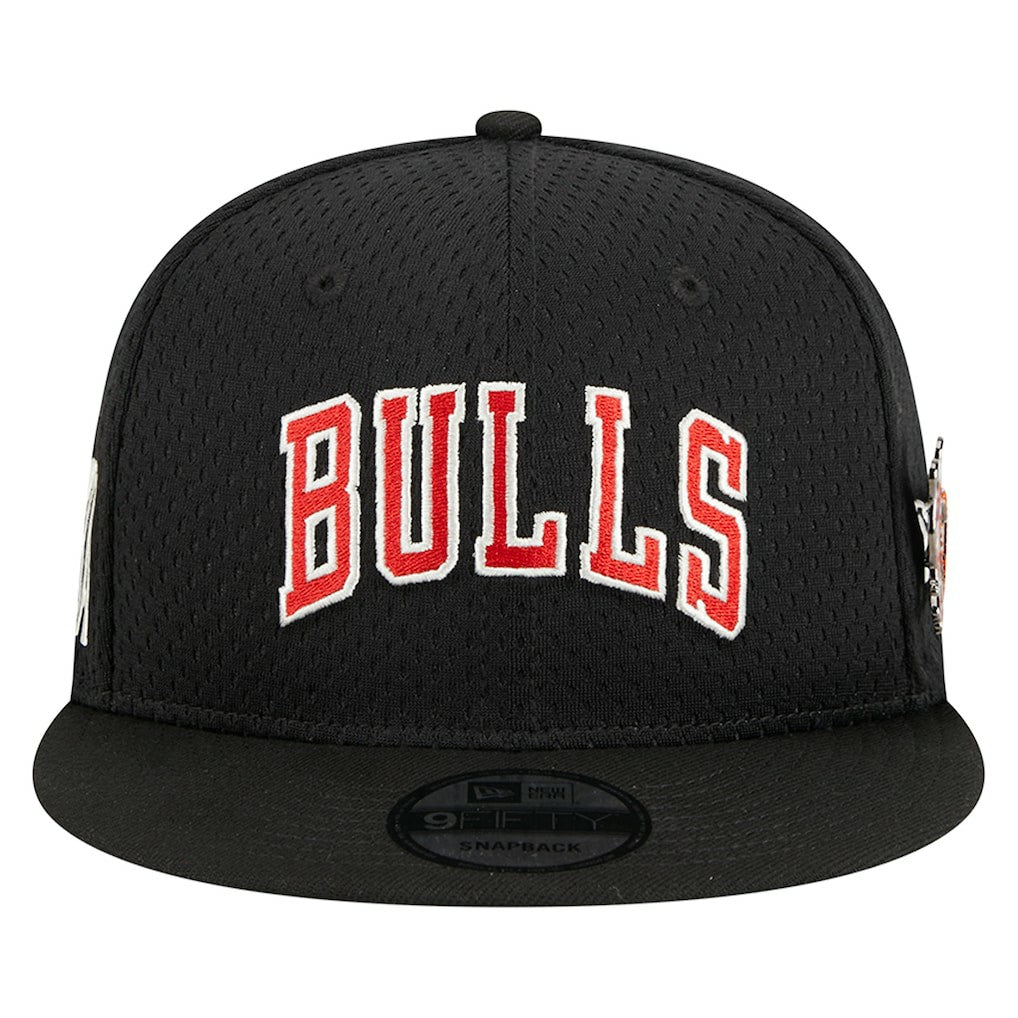 Chicago Bulls Post-Up Pin Mesh 9FIFTY Snapback Hat On Sale