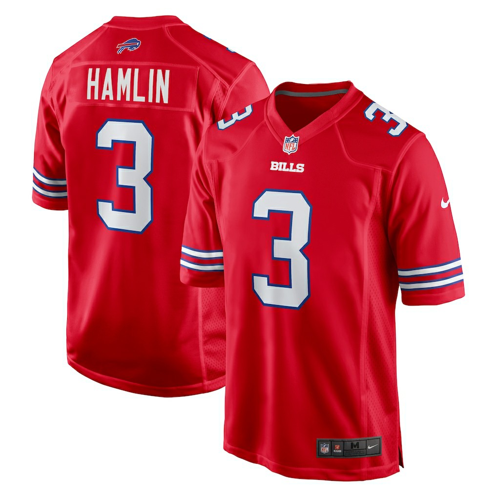 Buffalo Bills Nike Damar Hamlin  Alternate Game Jersey