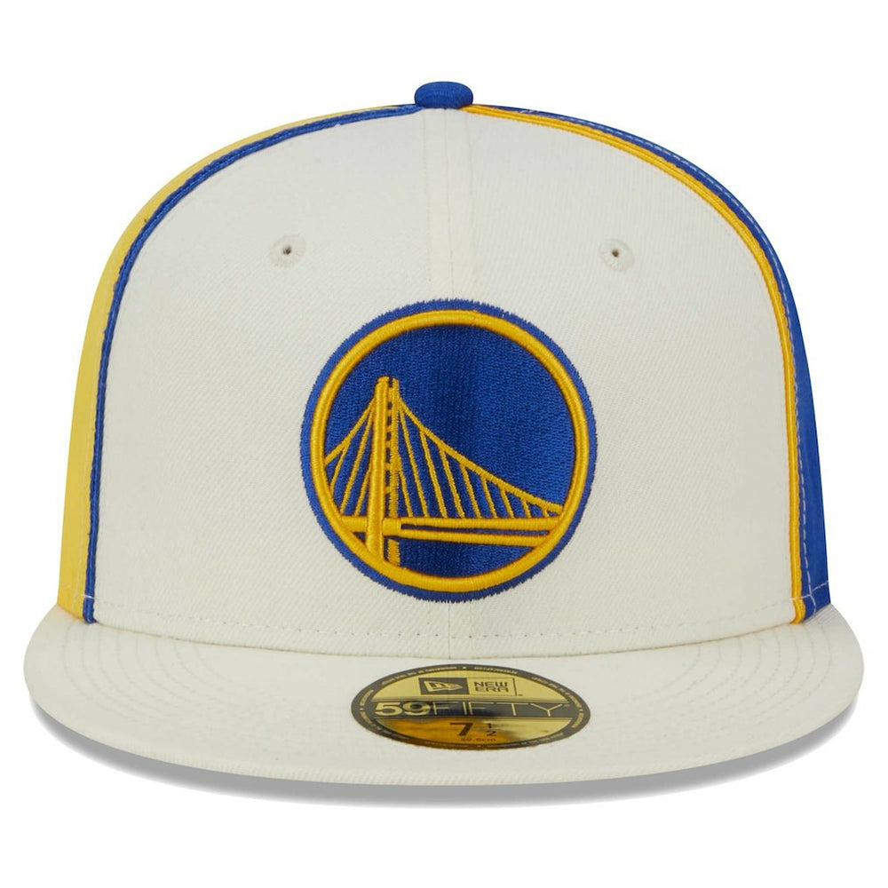 Golden State Warriors Piped Pop Panel 59FIFTY Fitted Hat sale New