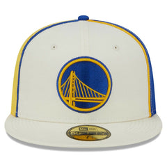 Golden State Warriors Piped Pop Panel 59FIFTY Fitted Hat sale New