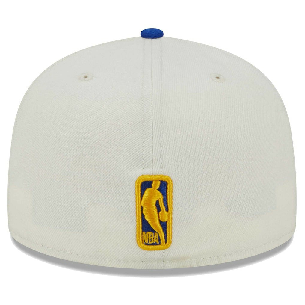 Golden State Warriors Piped Pop Panel 59FIFTY Fitted Hat sale New