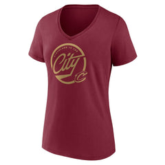 Cleveland Cavaliers Women's Team Pride V-Neck T-Shirt sale For Sale