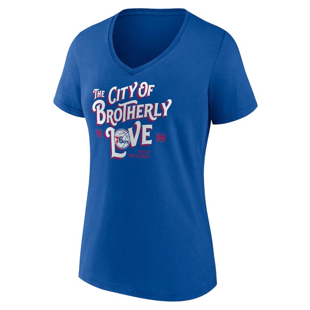 Philadelphia 76ers Women's Team Pride V-Neck T-Shirt Discount