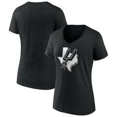 San Antonio Spurs Women's Team Pride V-Neck T-Shirt Discount
