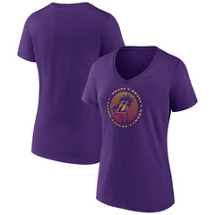 Los Angeles Lakers Women's Announcer V-Neck T-Shirt For Sale