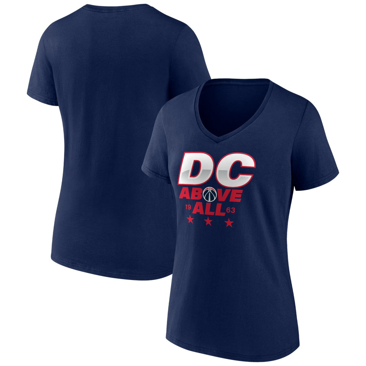 Washington Wizards Women's Announcer V-Neck T-Shirt Outlet