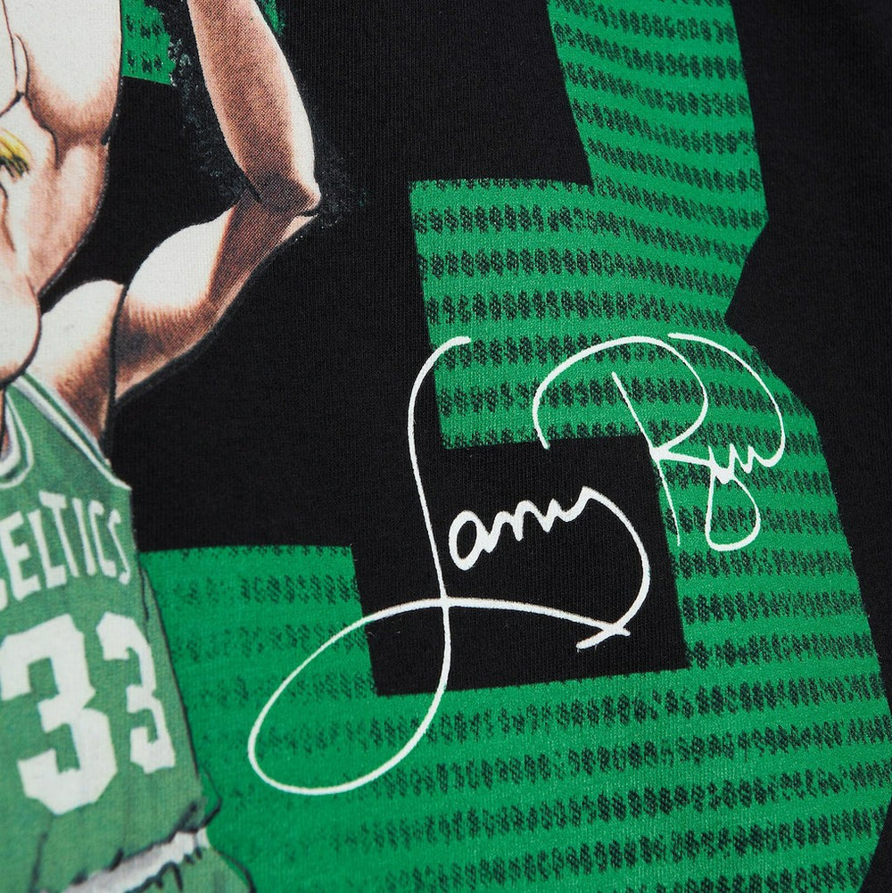 Larry Bird Boston Celtics Hardwood Classics Caricature T-Shirt Online