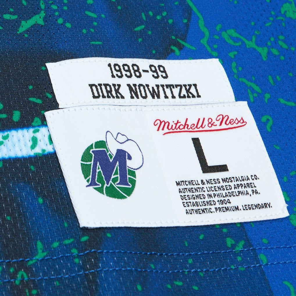 Dirk Nowitzki Dallas Mavericks Hardwood Classics Player Burst Tank Top sale Online