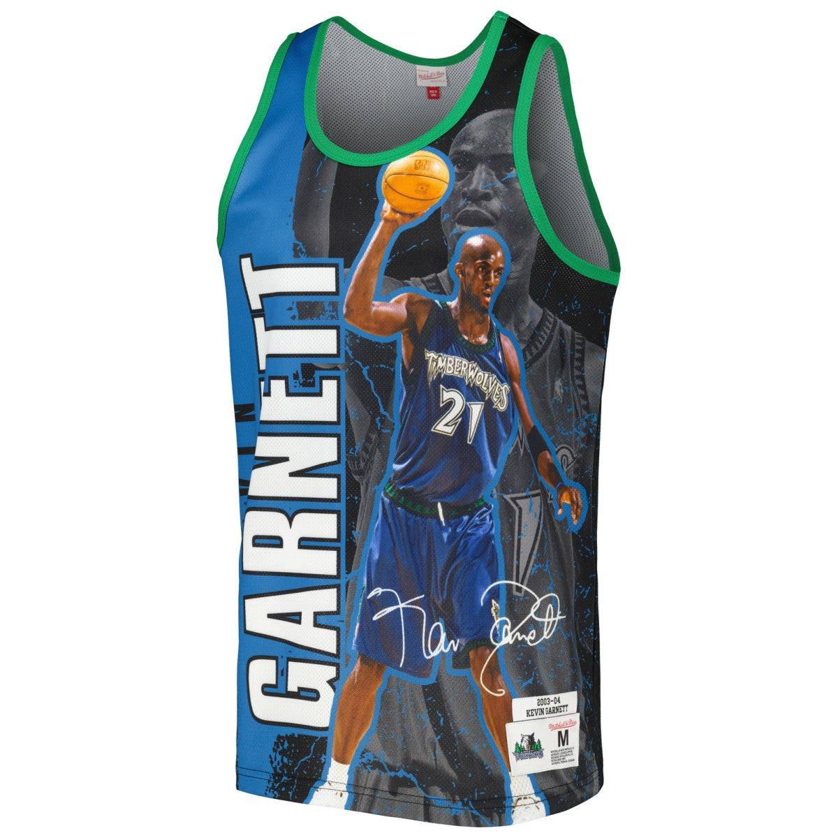 Kevin Garnett Minnesota Timberwolves 2003-04 Hardwood Classics Player Burst Tank Top Discount