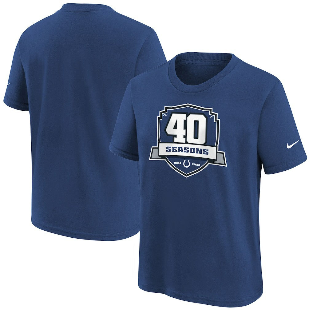 Indianapolis Colts Nike Youth 40th Anniversary T-Shirt