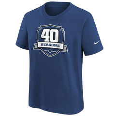 Indianapolis Colts Nike Youth 40th Anniversary T-Shirt
