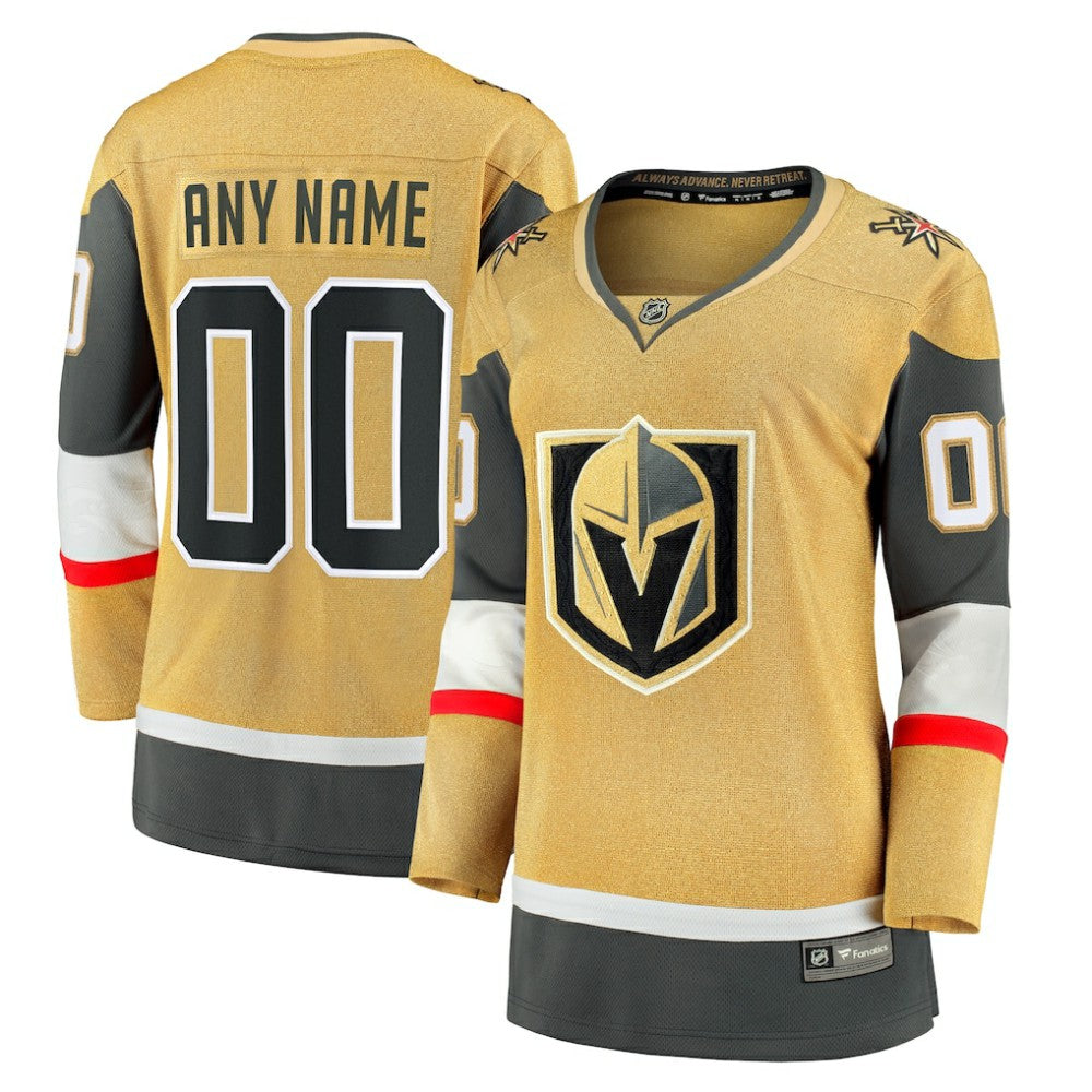 Vegas Golden Knights Fanatics Women's Home Breakaway Custom Jersey - Discount
