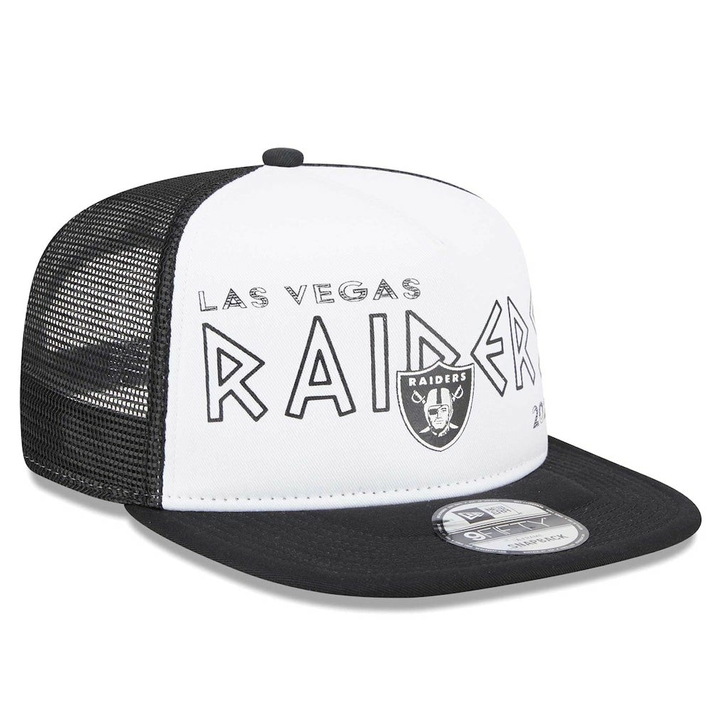 Las Vegas Raiders New Era Banger 9FIFTY Trucker Snapback Hat