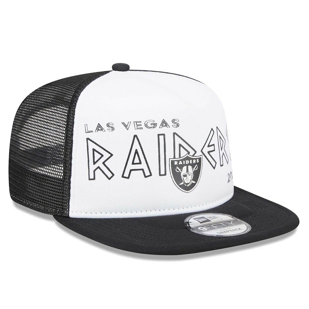 Las Vegas Raiders New Era Banger 9FIFTY Trucker Snapback Hat