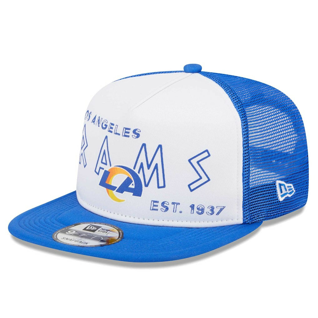 Los Angeles Rams New Era Banger 9FIFTY Trucker Snapback Hat