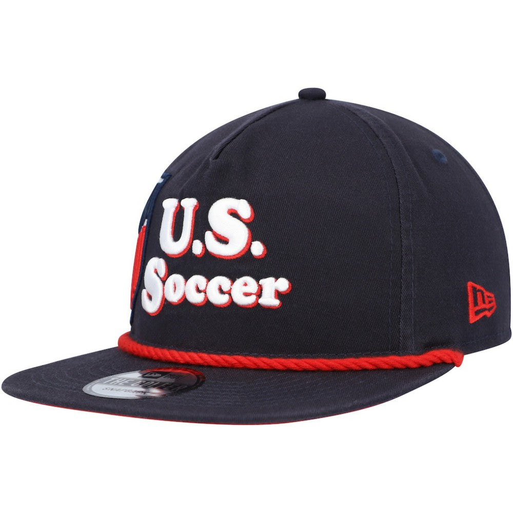 USMNT New Era Heritage The Golfer Snapback Hat Navy - New Era