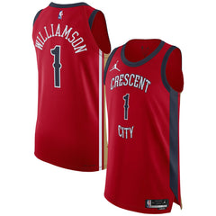 Zion Williamson New Orleans Pelicans Jordan Brand Authentic Jersey Outlet