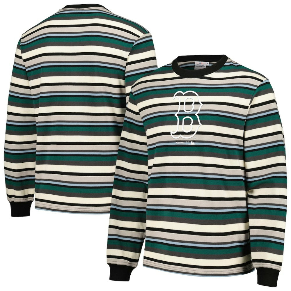 Boston Red Sox PLEASURES Ballpark Long Sleeve T-Shirt | MLB Outlet