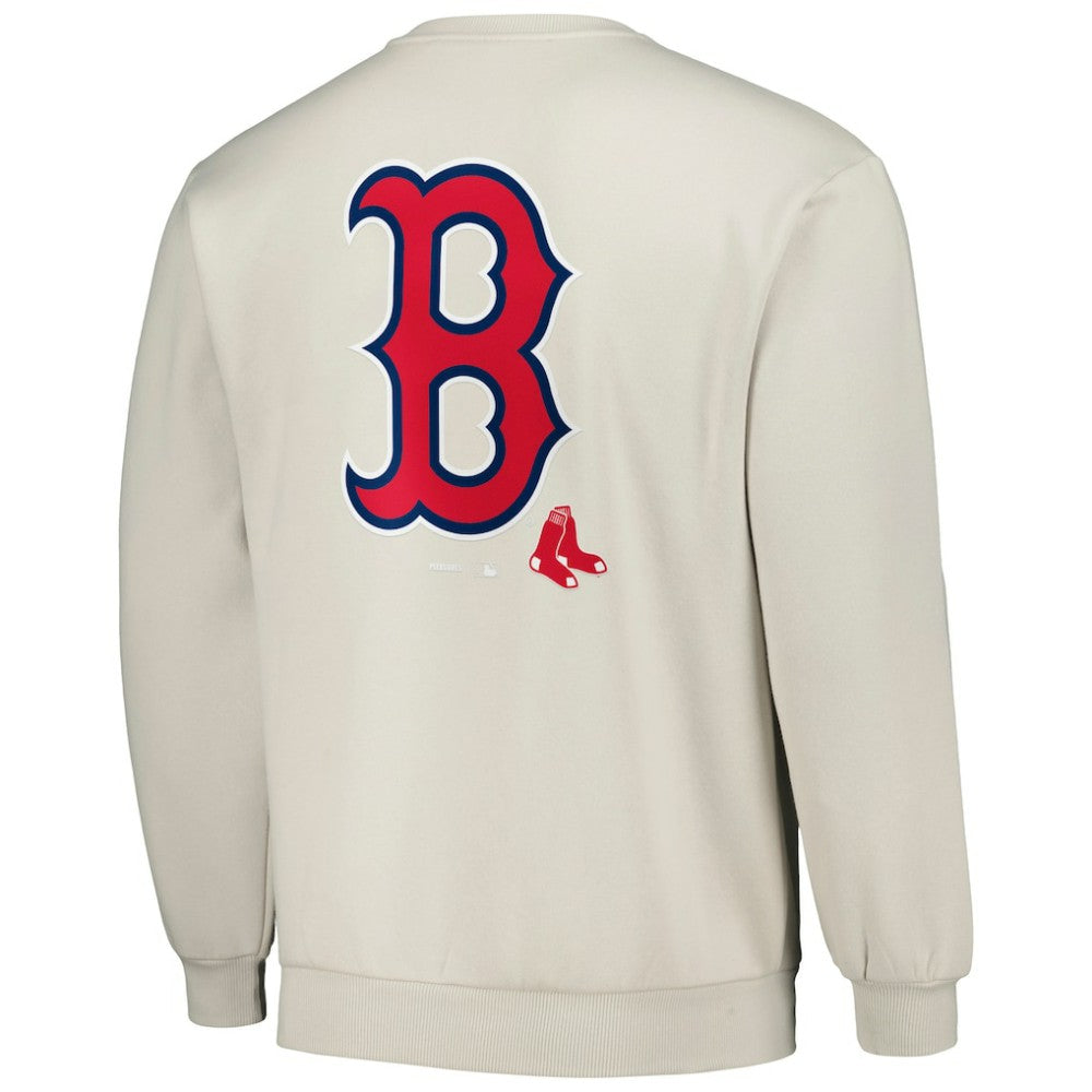 Boston Red Sox PLEASURES Ballpark Pullover Sweatshirt | MLB On Sale