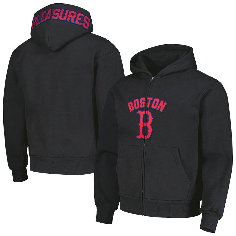 Boston Red Sox PLEASURES Opening Day Full-Zip Hoodie | MLB For sale