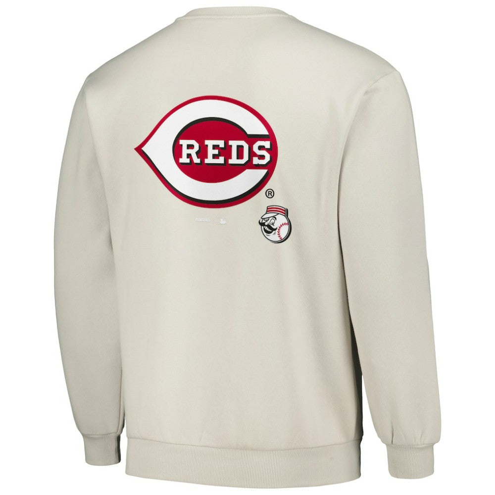 Cincinnati Reds PLEASURES Ballpark Pullover Sweatshirt | MLB Sale
