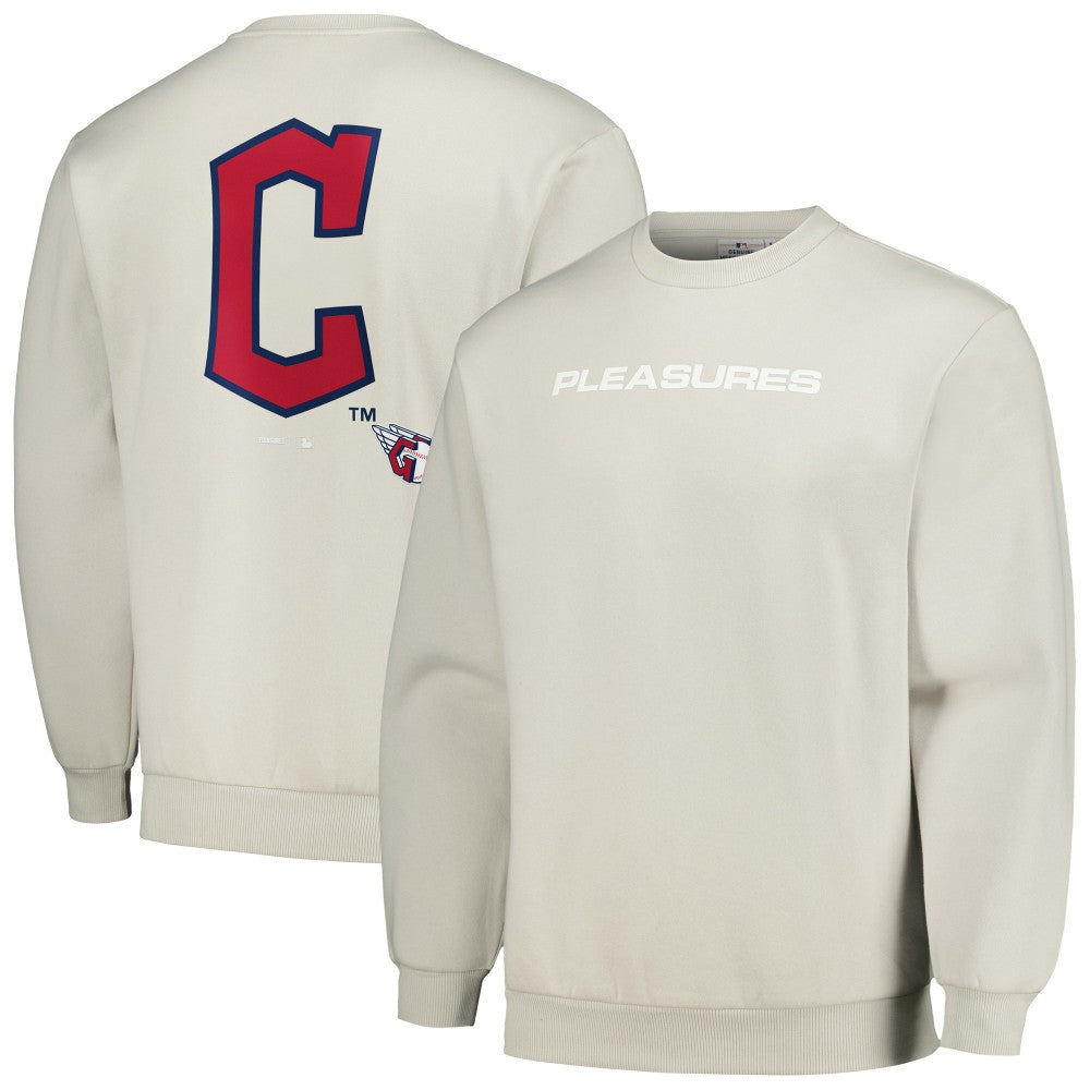 Cleveland Guardians PLEASURES Ballpark Pullover Sweatshirt | MLB On Sale