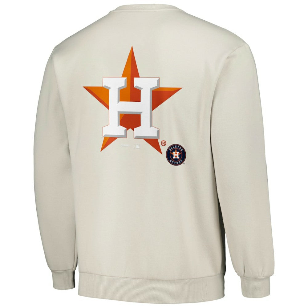 Houston Astros PLEASURES Ballpark Pullover Sweatshirt | MLB US