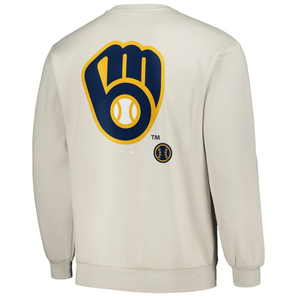 Milwaukee Brewers PLEASURES Ballpark Pullover Sweatshirt | MLB Discount