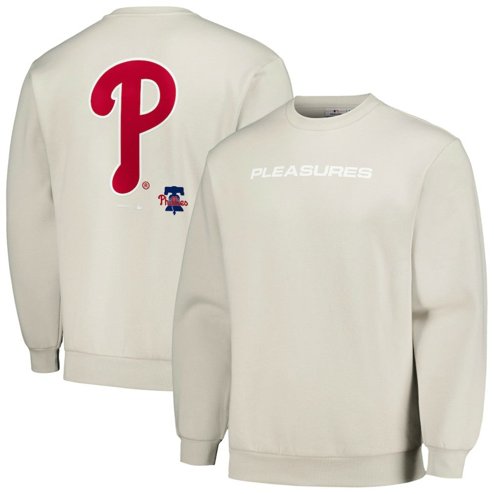 Philadelphia Phillies PLEASURES Ballpark Pullover Sweatshirt | MLB Outlet
