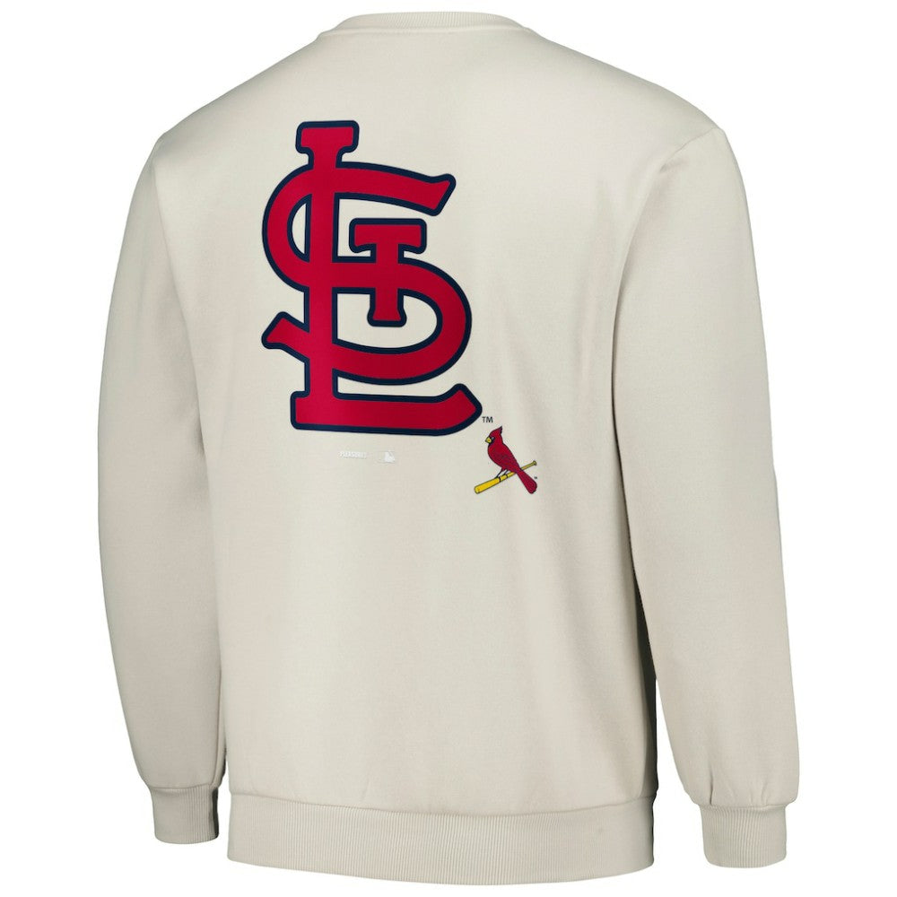 St. Louis Cardinals PLEASURES Ballpark Pullover Sweatshirt | MLB On Sale