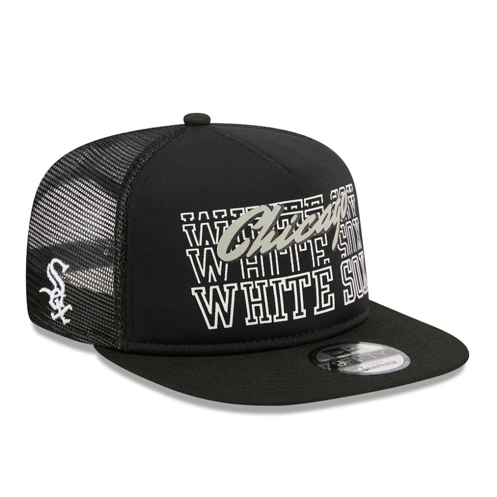 Chicago White Sox New Era  Street Team A-Frame Trucker 9FIFTY Snapback Hat | MLB Near me