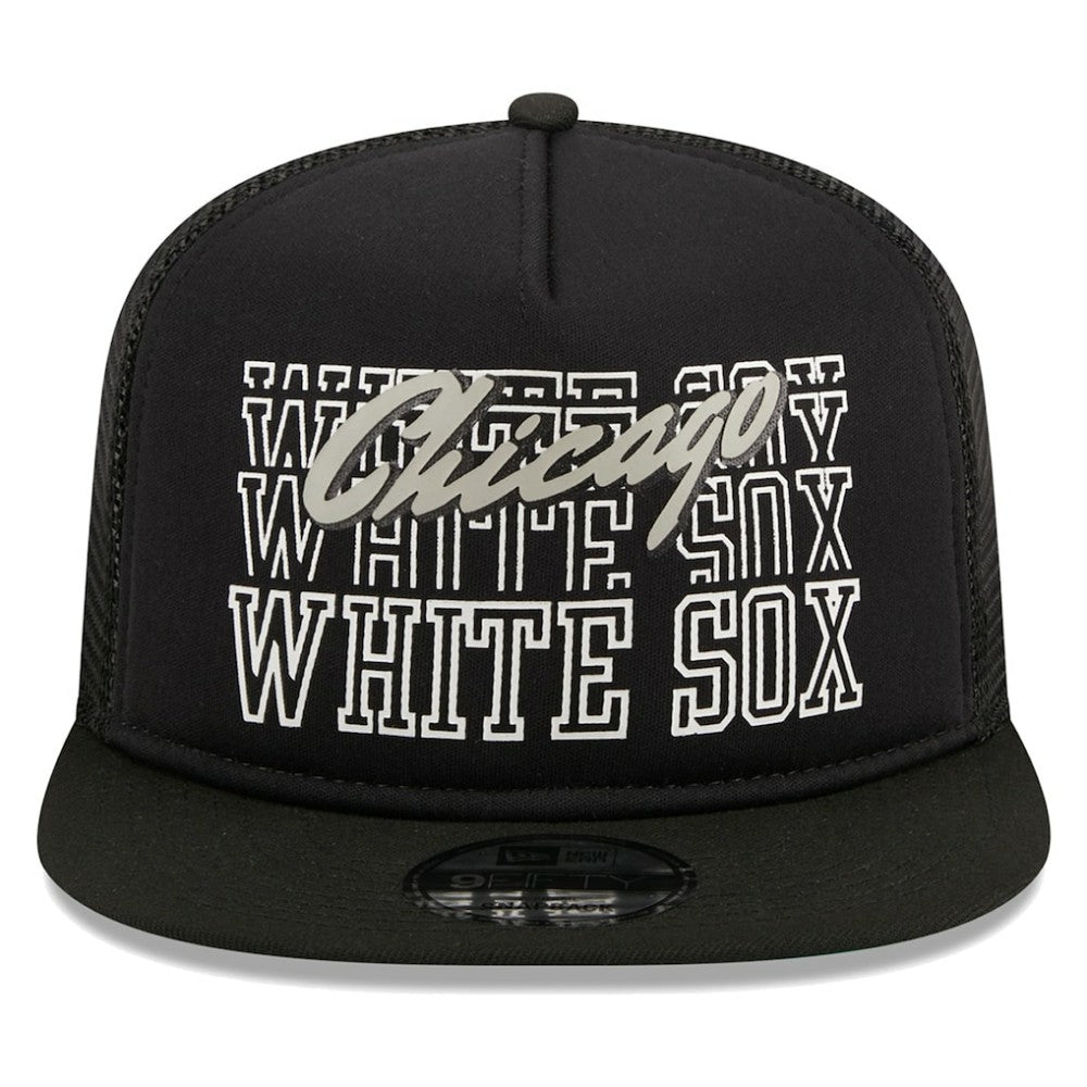 Chicago White Sox New Era  Street Team A-Frame Trucker 9FIFTY Snapback Hat | MLB Near me