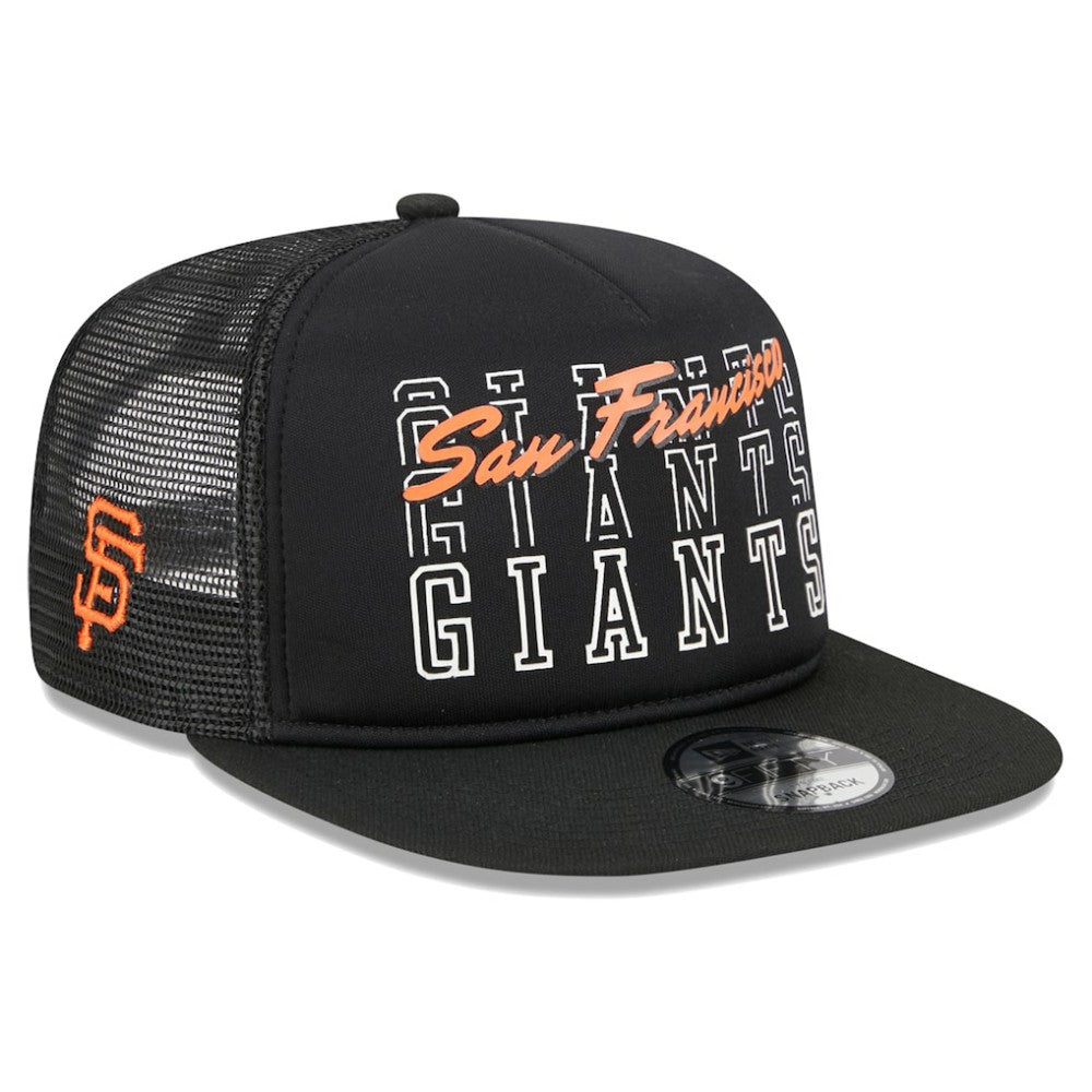 San Francisco Giants New Era  Street Team A-Frame Trucker 9FIFTY Snapback Hat | MLB For sale