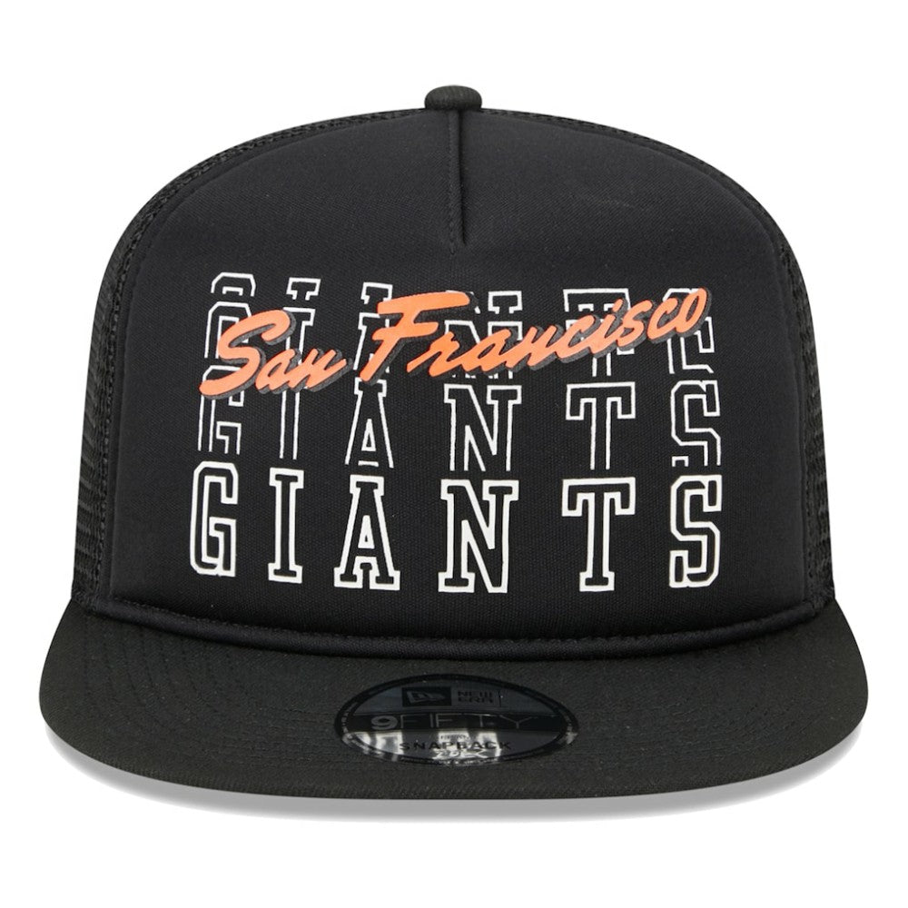 San Francisco Giants New Era  Street Team A-Frame Trucker 9FIFTY Snapback Hat | MLB For sale