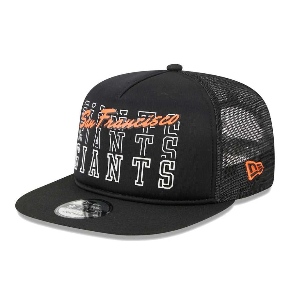 San Francisco Giants New Era  Street Team A-Frame Trucker 9FIFTY Snapback Hat | MLB For sale