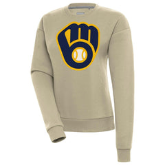 Milwaukee Brewers Antigua Women's Victory Pullover Sweatshirt | MLB New