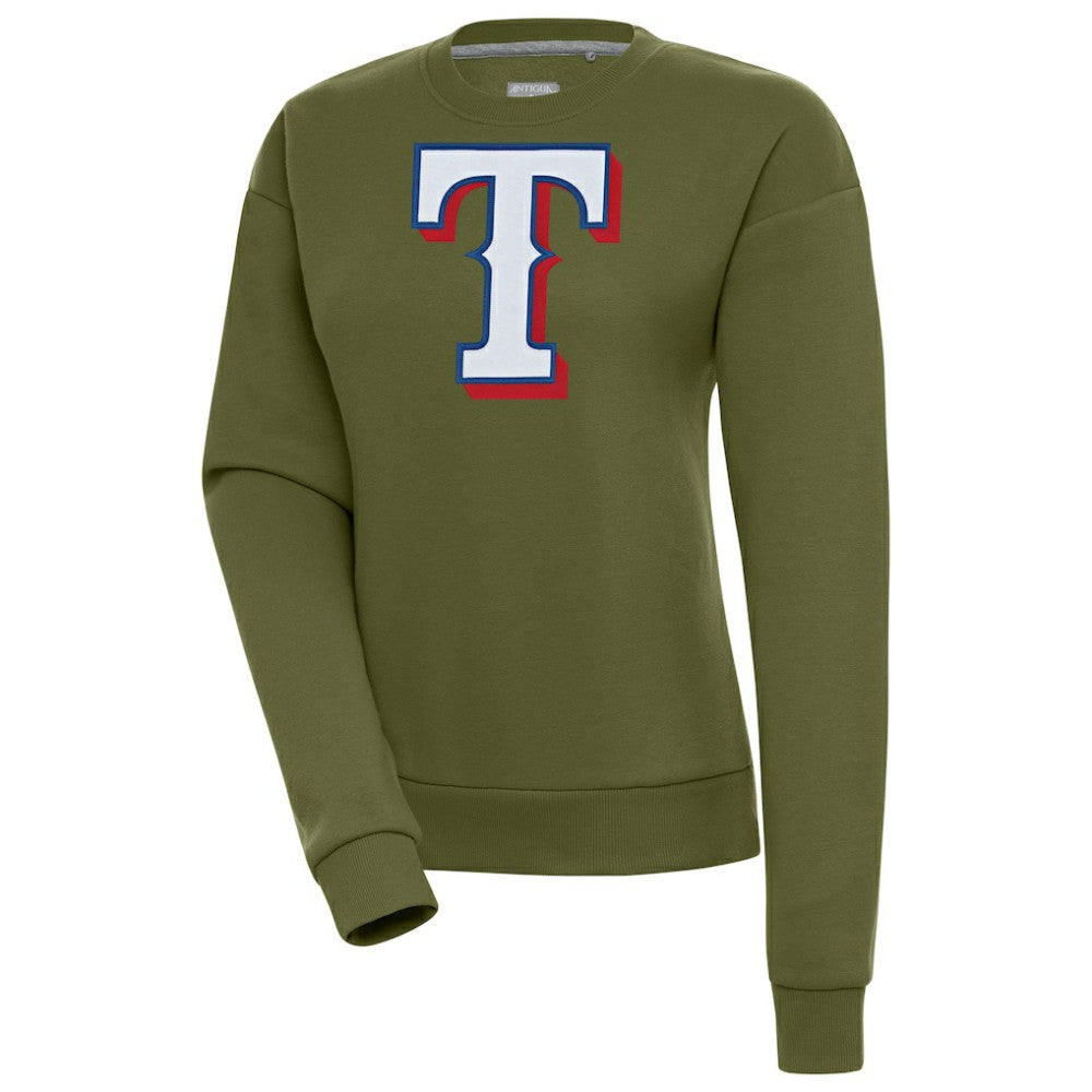 Texas Rangers Antigua Women's Victory Pullover Sweatshirt | MLB New